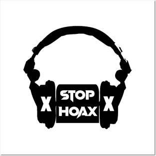 stop hoax Posters and Art